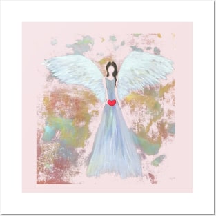 Abstract angel Posters and Art